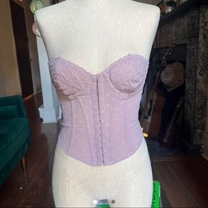 Urban Outfitters Size Small lavender strapless corset top. True to size.